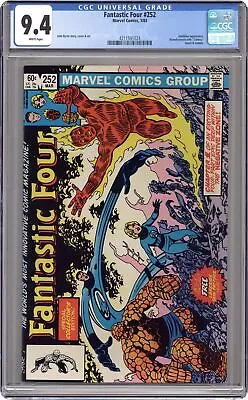 Buy Fantastic Four #252A W/ Tattooz CGC 9.4 1983 4211591024 • 48.75£