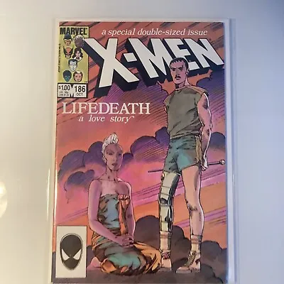 Buy The Uncanny X-Men #186 Double Sized Issue Life Death A Love Story • 5£