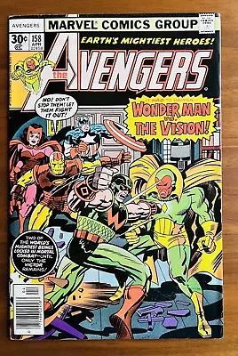 Buy Avengers #158 F/F+ 1st Graviton Appearance Kirby/Cover Marvel 1977 • 11.85£