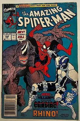 Buy Marvel Comic Amazing Spiderman Key Issue 344 Good Grade GD/VG 1st Cletus Carnage • 0.99£