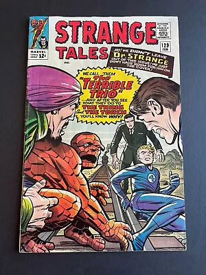 Buy Strange Tales #129 - The Terrible Trio! (Marvel, 1965) Fine • 29.81£