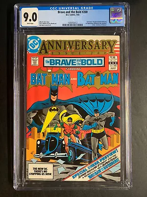 Buy Brave And The Bold # 200 CGC 9.0 Batman DC Comics 1983 • 98.55£