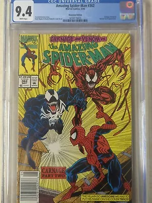 Buy Amazing Spider-Man #362 NewsStand  Cgc 9.4 • 58.50£