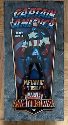 Buy Bowen Designs Captain America Metallic Museum Pose Statue Full Size 375/1165 • 237.17£