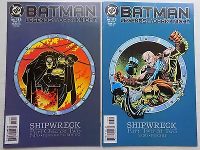 Buy Batman: Legends Of The Dark Knight - #112 & #113 - 'Shipwreck' - Complete - 1998 • 6£