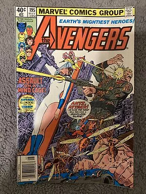 Buy THE AVENGERS 195 Marvel Comics 1980 1st Cameo Appearance Taskmaster Key Perez • 8.69£