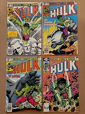 Buy Incredible Hulk #239,242,244,245 Lot Of 4 Bronze Age Low To Mid Grade • 11.87£