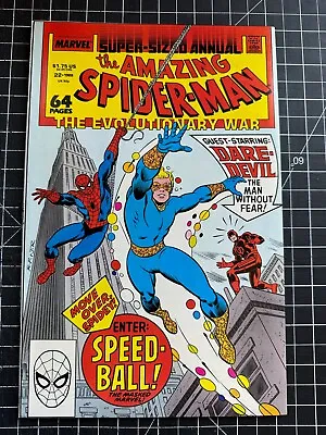 Buy Marvel Amazing Spider-Man Annual #22 1St Speedball Nice Copy • 23.75£
