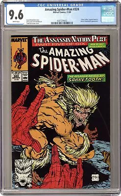 Buy Amazing Spider-Man #324 CGC 9.6 1989 4387239002 • 54.02£