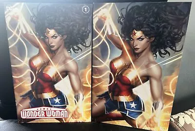 Buy Wonder Woman #1 Ariel Diaz Trade Dress & Virgin Exclusive Comic Set • 12£