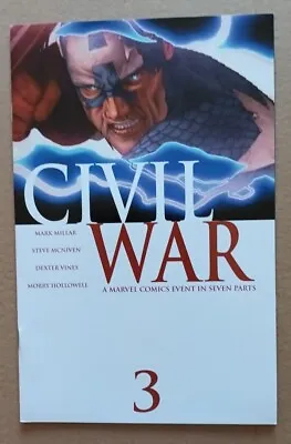 Buy Civil War Issue 3, Iron Man Versus Captain America, 2006, Spider-Man, NM • 1.99£