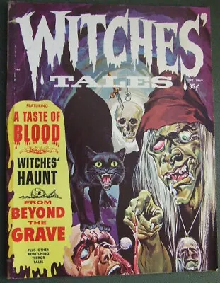 Buy Witches' Tales Vol 1 No 8.  1969.  Eerie Publications. • 25£