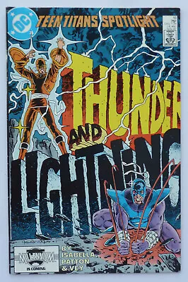 Buy Teen Titans Spotlight #16 - Thunder And Lightning DC November 1987 F/VF 7.0 • 4.45£