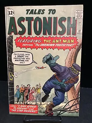 Buy Tales To Astonish #37 (4th Ant Man, 1962, Kirby Art-silver-age) • 331.76£