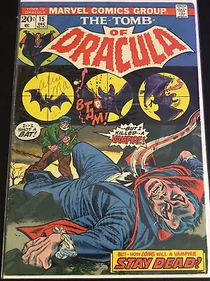 Buy Marvel Comics, Tomb Of Dracula 15, Mid+ Grade • 9.49£