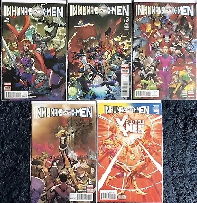 Buy Inhumans Vs X-men, Marvel 5 Issue Bundle, 2017, Bagged/boarded • 8.99£