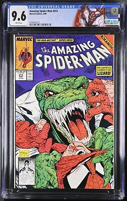 Buy The Amazing Spider-Man #313 CGC 9.6 Lizard App Todd McFarlane Cover - 4396940012 • 64.28£