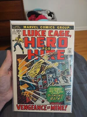 Buy Marvel Comics Bronze Age Luke Cage Hero For Hire #2 (1972) • 24.12£