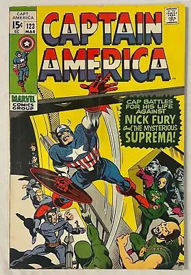 Buy Marvel Comics Captain America #123 • 18.97£