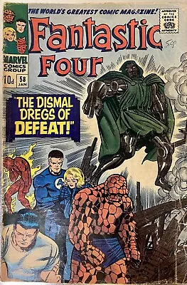 Buy Fantastic Four #58 (1967) Doctor Doom • 20£