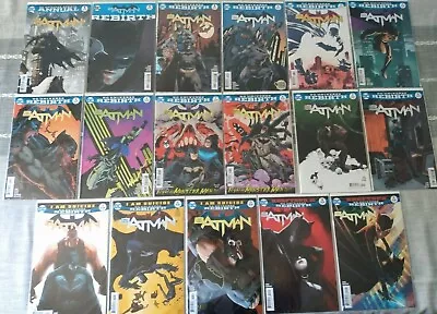 Buy Batman : DC Rebirth #1,#1 -15 DC & Annual #1 DC 2015/16 Comic Books NM • 57.64£
