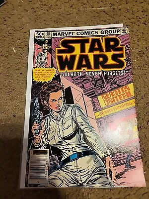 Buy Star Wars #65 Comic Book 1982  Tom Palmer Marvel Princess Leia • 2.37£