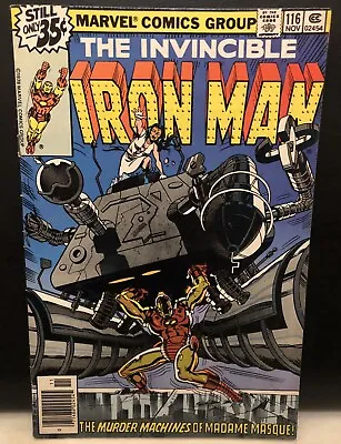 Buy INVINCIBLE IRON MAN #116 Comic Marvel Comics Bronze Age Classic Cover • 8.79£