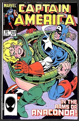 Buy Captain America #310 1st Appearance & Origin Of Serpent Society VFN+ • 14.95£