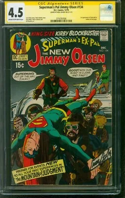 Buy Superman Pal Jimmy Olsen 134 CGC SS 4.5 Neal Adams 12/1970 1st Darkseid • 478.19£