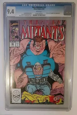 Buy New Mutants 88 CGC 9.4. 2nd App. Cable. MCFARLANE/Liefeld. 1990 MARVEL COMICS . • 69.95£