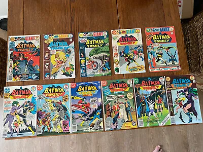 Buy Batman Family Giant #1/#2/#3/#4/#7/#8/#9/#10/#11/#12/#13 - Dc Comics - 1975 • 62.50£