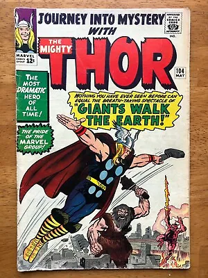Buy Thor Journey Into Mystery #104  Vg - Loki Giants Walk The Earth! - Nice! • 98.95£