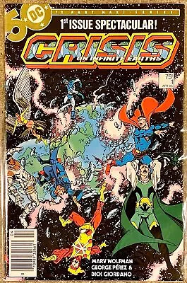 Buy Crisis On Infinite Earths 1 Near-Mint (est 9.2-9.6) DC Comics • 3£
