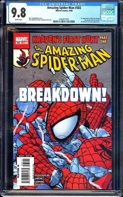 Buy Amazing Spider-Man #565 CGC 9.8 (2008) 1st Appearance Of Ana Kravinoff! L@@K! • 120.46£
