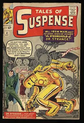 Buy Tales Of Suspense #41 GD/VG 3.0 3rd Appearance Iron Man! Kirby Cover! Marvel • 192.38£