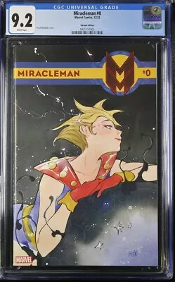 Buy Marvel Comics MIRACLEMAN (2022) #0 CGC 9.2 PEACH MOMOKO 1:200 Variant - Rare! • 110.68£