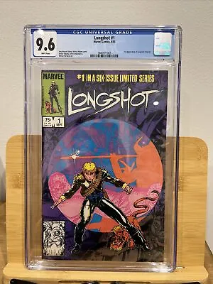 Buy Longshot #1 CGC 9.6 1985! 1st App. Longshot 🔥🔥X-men - Comic Book • 200£