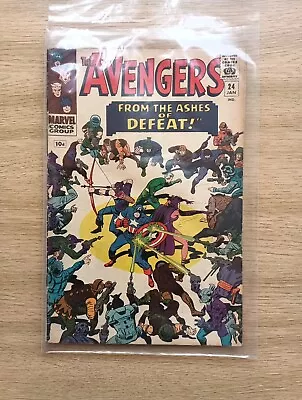 Buy Avengers #24 CGC 4.0 UKvariant Kirby/Stan Lee,2nd App Ravonna Renslayer+Kang App • 65£