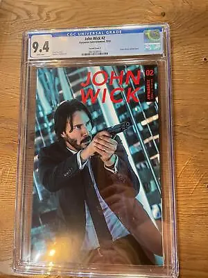 Buy John Wick #2 - Dynamite - 2018 - CGC 9.4 Keanu Reeve Photo Cover C • 75£