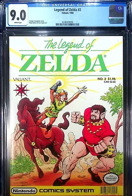 Buy The Legend Of Zelda Valiant No. 2  CGC 9.0  1990 Nintendo Comics System • 71.15£