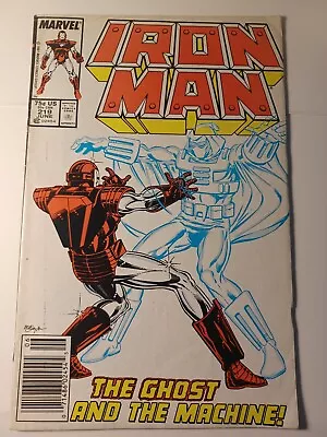 Buy Iron Man #219 VG 1st Ghost Newsstand Marvel Comics C272 • 2.80£