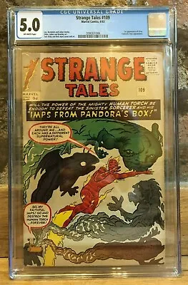 Buy Strange Tales #109 1963 1st Appearance Of Circe UK COPY CGC 5.0 20903331006 • 315£