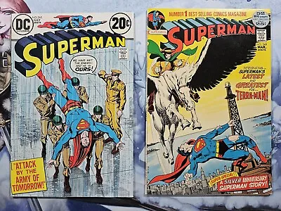 Buy Superman #249, 265. DC Comics. VG+, 1972/73. 2 Comic Lot. • 8.69£