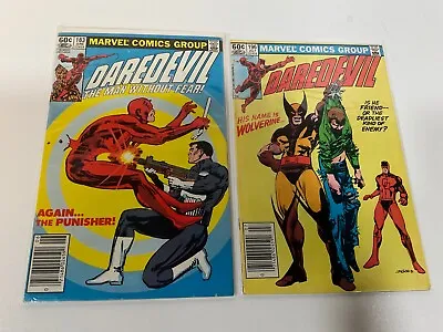 Buy Daredevil #183 Punisher & #196 Wolverine - Newsstands (marvel/1982/0124225) 2x • 29.95£