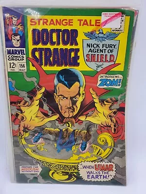 Buy Strange Tales #156 May 1967 Dr Strange & Nick Fury Marvel Comics 1st. Zom ~ G/VG • 20.09£