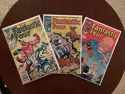 Buy (Lot Of 3 Comics) Fantastic Four #298 #299 & #300 (Marvel 1987) Spider-Man • 7.92£