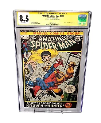 Buy 🔥Amazing Spider-Man #111 CGC 8.5 Signature Series Gerry Conway Autograph Kraven • 142.25£