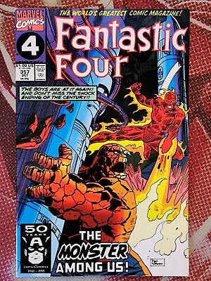 Buy Fantastic Four #357 Vol. 1-Direct**KEY** Alicia Masters Revealed To Be Lazerfist • 2.41£