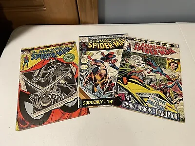 Buy 1972 1973 The Amazing Spider-Man Comic Book Lot #113 VG #116 FN #117 VG • 41.78£