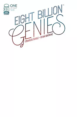 Buy Eight Billion Genies #1 (RARE Blank Variant Cover, Image Comics) First Print • 24.99£